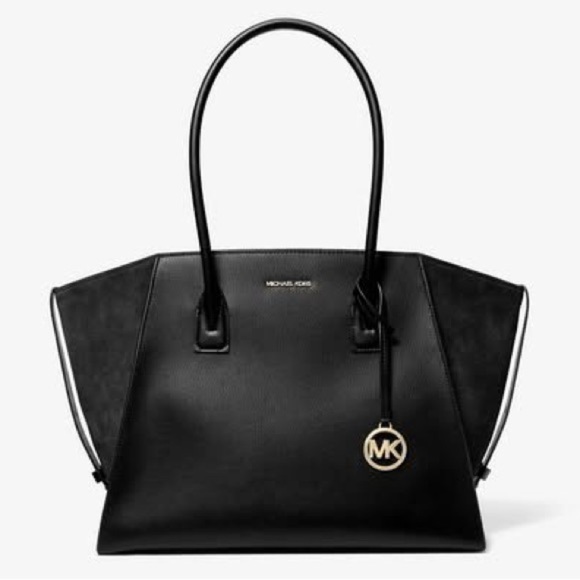 Michael Kors Avril XL Black tote BNWT, large purse, black leather purse, design - Picture 1 of 11